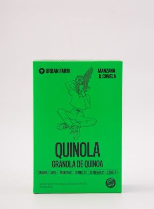 Granola de quinoa manzana y canela